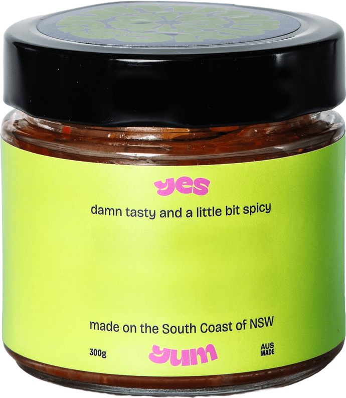 A jar of Yes Yum 300g Vegan Kimchi